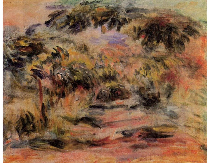 The Footpath Painting by Pierre Auguste Renoir