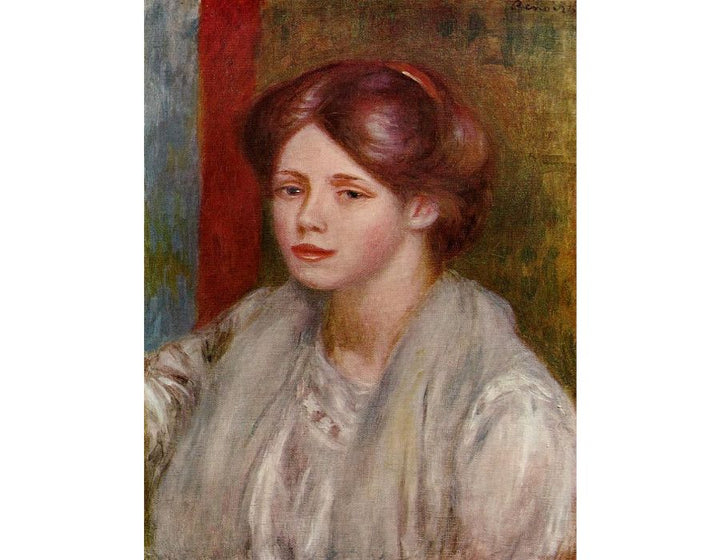 Portrait Of A Young Woman Painting by Pierre Auguste Renoir
