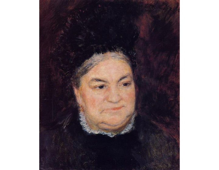 Portrait Of An Old Woman Aka Madame Le Coeur Painting