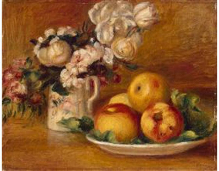 Apples And Flowers Painting
