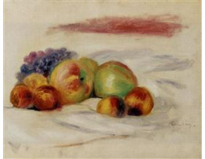 Apples And Grapes Painting