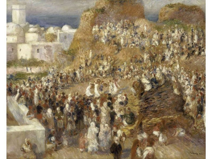 Arab Festival In Algiers Aka The Casbah Painting