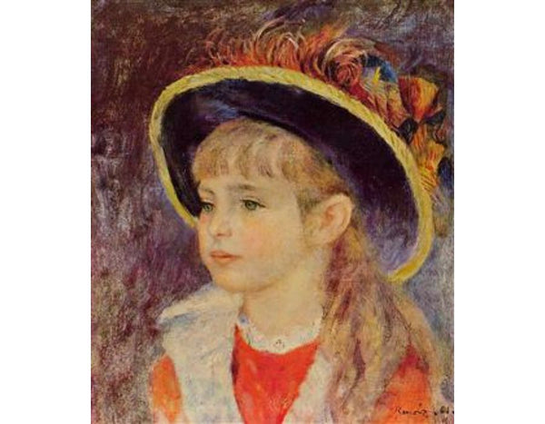 Young Girl In A Blue Hat
