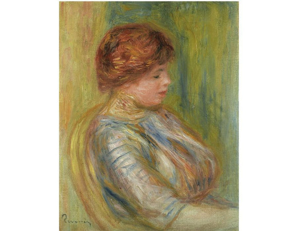 Portrait De Femme Assise Dans Un Fauteuil Painting