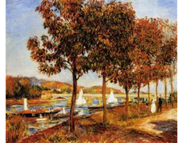 The Bridge At Argenteuil In Autumn Painting