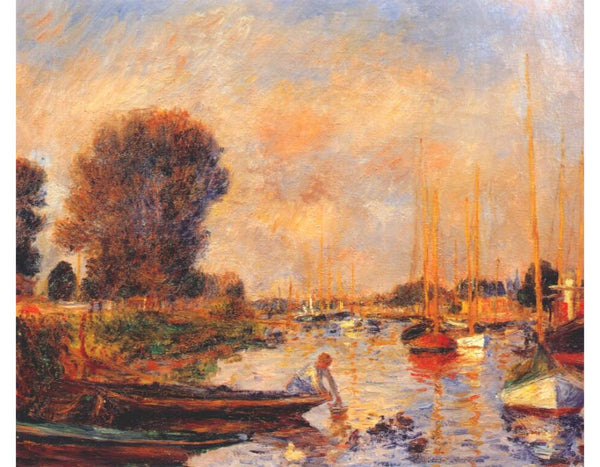 The seine at argenteuil 3 Painting