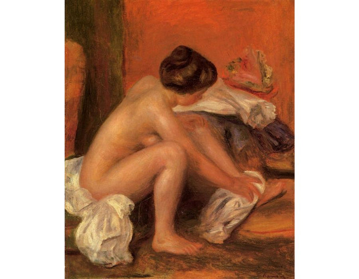 Bather Drying Her Feet Painting