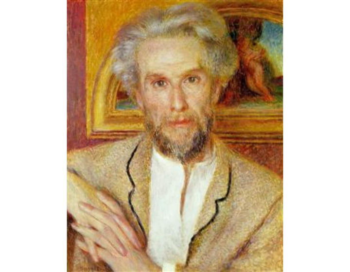 Portrait Of Victor Chocquet Painting