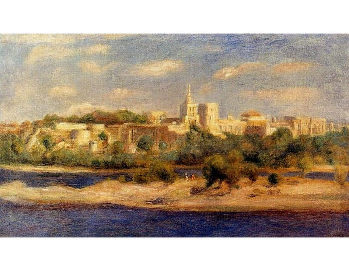 Bathers On The Banks Of The Thone In Avignon Painting