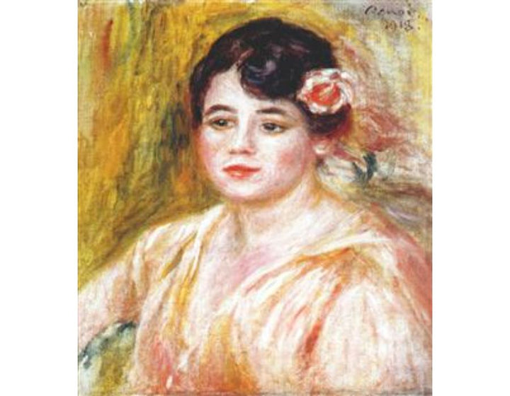 Portrait of Adele Besson 1918 Painting