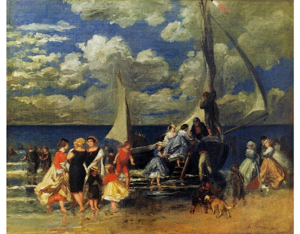 The Return Of The Boating Party Painting