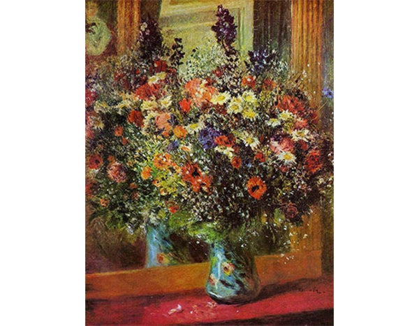 Bouquet In Front Of A Mirror Painting