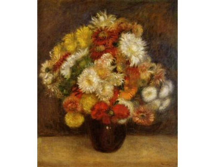 Bouquet Of Chrysanthemums Painting