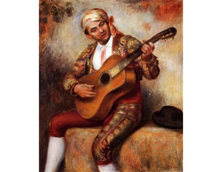 The Spanish Guitarist Painting