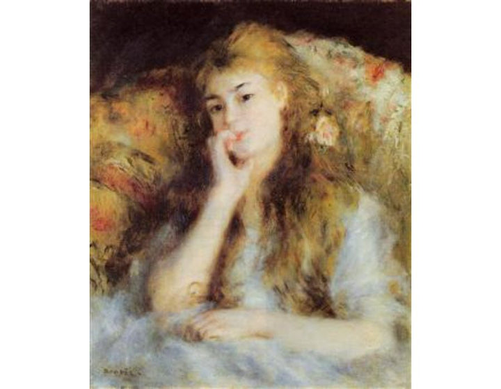 The Thinker Aka Seated Young Woman Painting