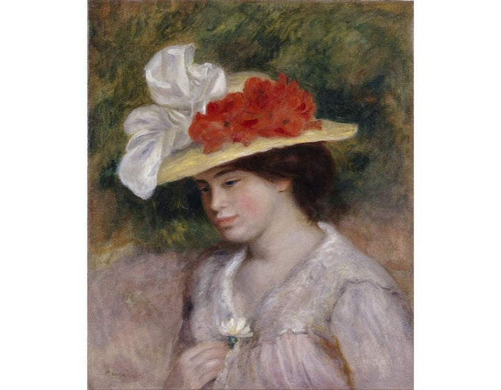 Woman with a Flowery Hat 1899 Painting