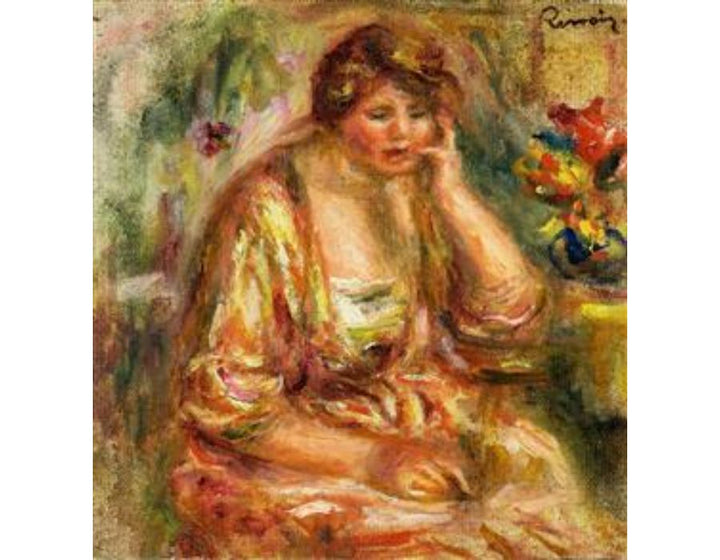 Andree in a Pink Dress Painting