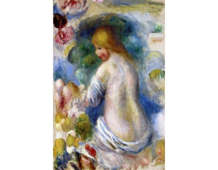 Woman's Nude Torso Painting