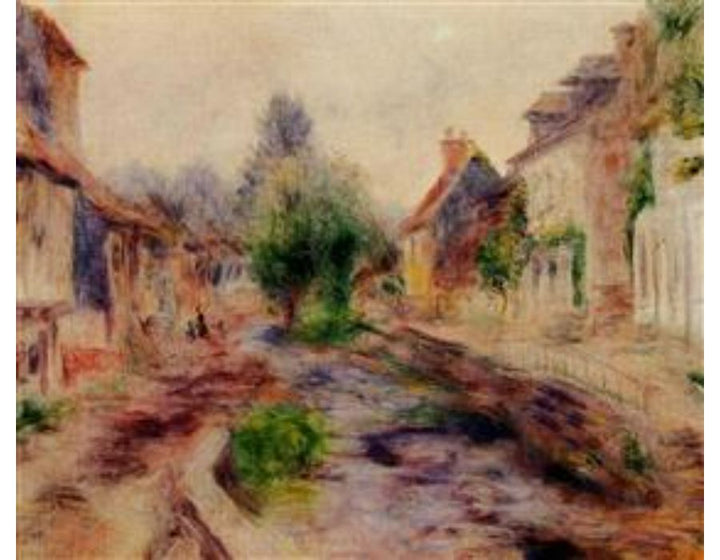 The Village Painting by Pierre Auguste Renoir