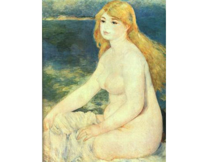 Blond Bather by Pierre Auguste Renoir