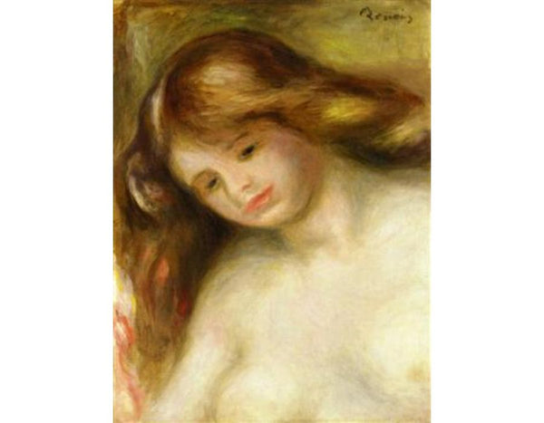 Bust Of A Young Nude by Pierre Auguste Renoir
