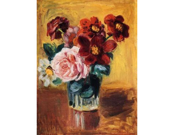 Flowers in a Vase 3 by Pierre Auguste Renoir