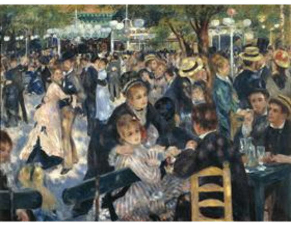 The Ball at the Moulin de la Galette Painting