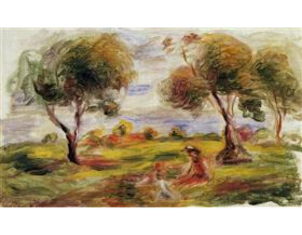 Landscape With Figures At Cagnes