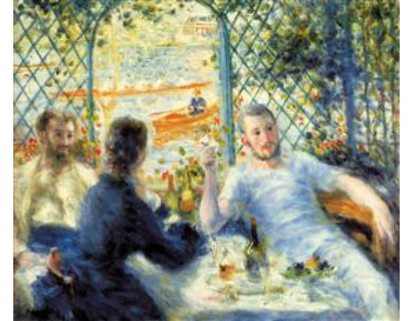 The Canoeists Luncheon Painting