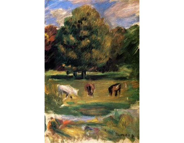 Landscape With Horses 