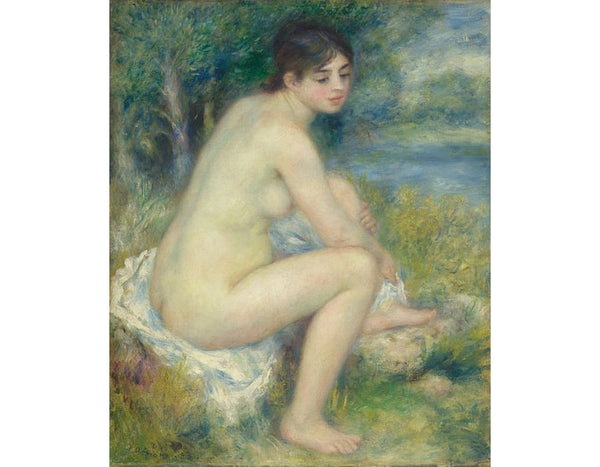 Seated Bather4 by Pierre Auguste Renoir