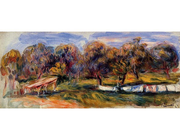 Landscape With Orchard