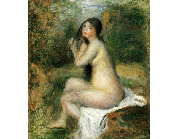 Seated Bather 5 by Pierre Auguste Renoir