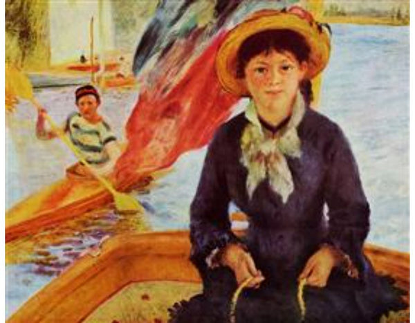 Canoeing Aka Young Girl In A Boat
