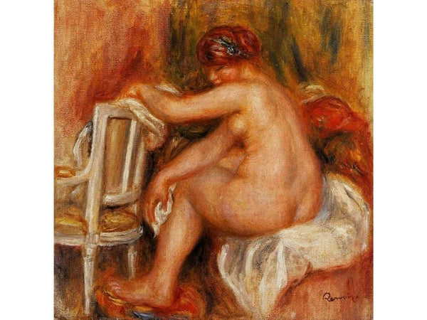 Seated Nude2 by Pierre Auguste Renoir