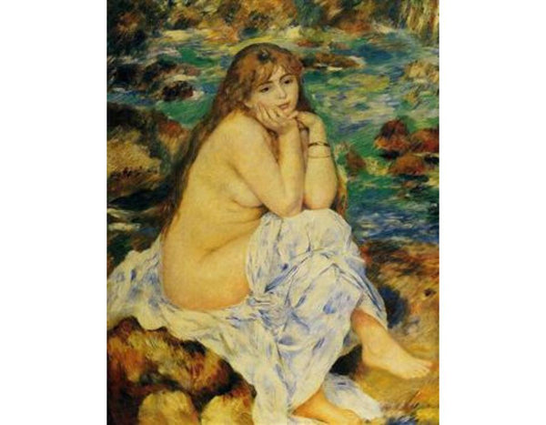 Seated Nude3 by Pierre Auguste Renoir