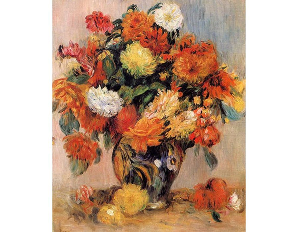 Vase Of Flowers by Pierre Auguste Renoir