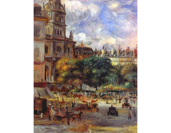 Church of the Holy Trinity in Paris by Pierre Auguste Renoir