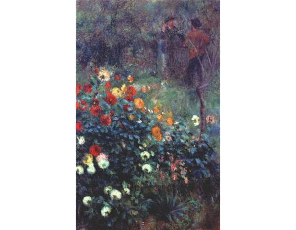The Garden In The Rue Cortot At Montmartre Painting