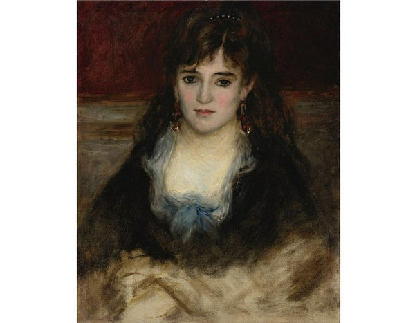 Portrait of a Woman (Nini Fish-Face) by Pierre Auguste Renoir