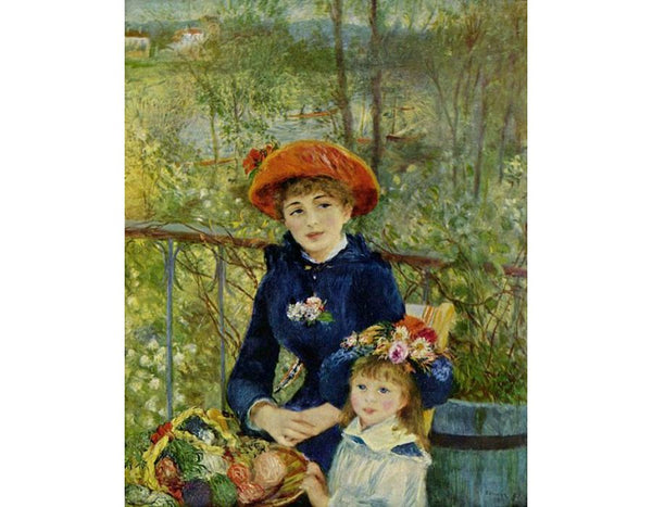 Two Sisters (On the Terrace) Painting