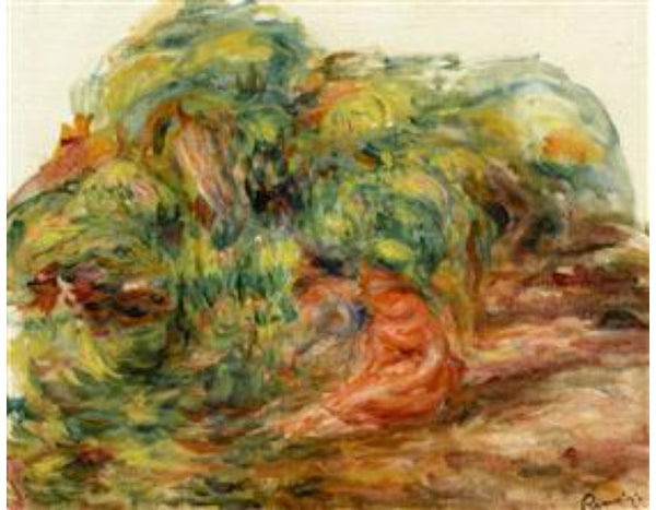 Two Woman in a Garden
 by Pierre Auguste Renoir