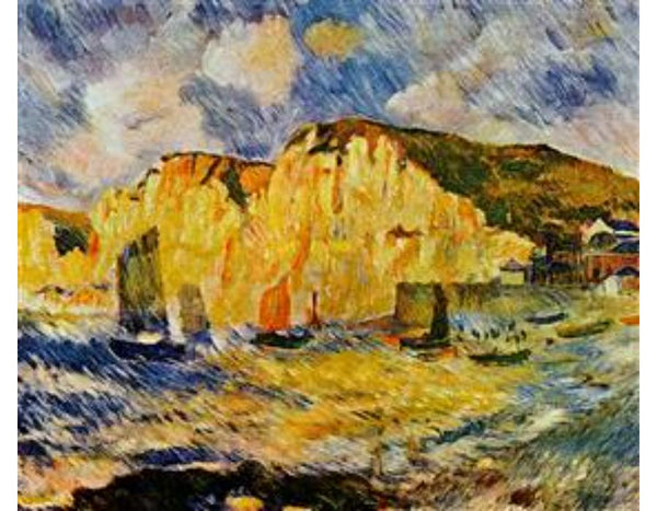 Cliffs by Pierre Auguste Renoir