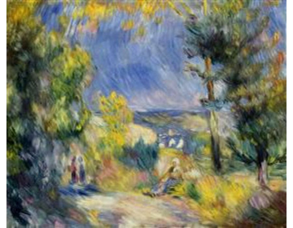 View Close To Antibes
 by Pierre Auguste Renoir
