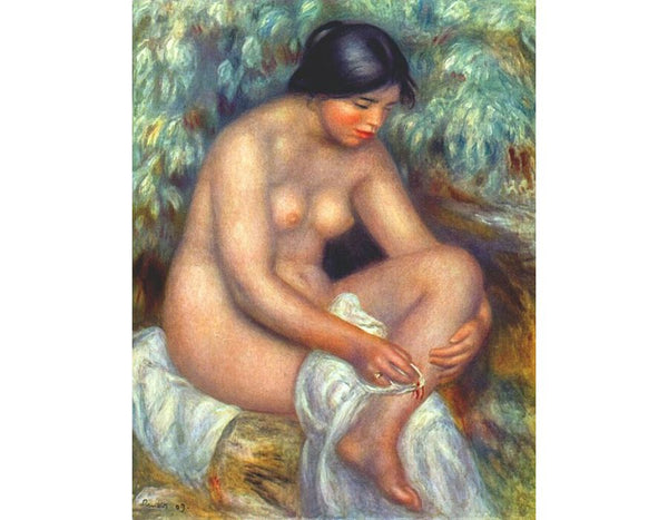 Bather wiping a wound
 by Pierre Auguste Renoir