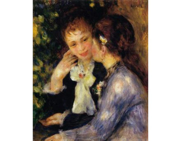 Confidences by Pierre Auguste Renoir