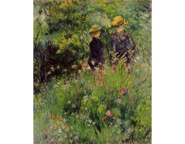 Conversation In A Rose Garden
 by Pierre Auguste Renoir