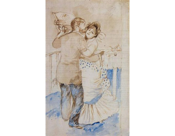 Country Dance (study)
 by Pierre Auguste Renoir