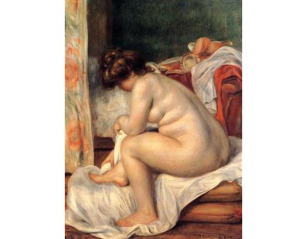 Woman After Bathing
 by Pierre Auguste Renoir