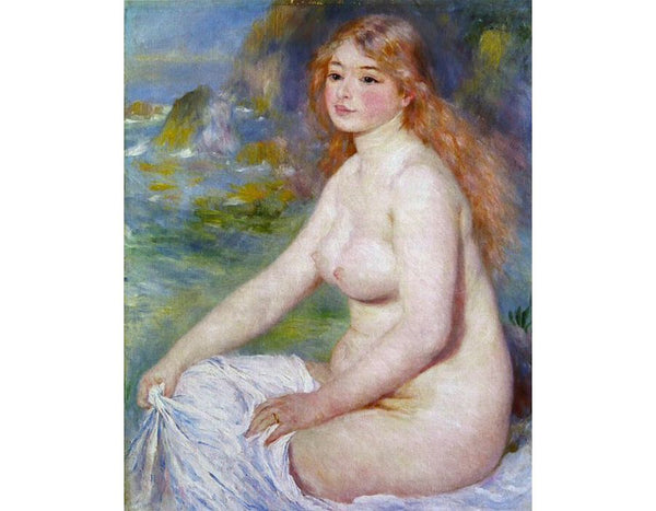 Blonde bather
 by Pierre Auguste Renoir